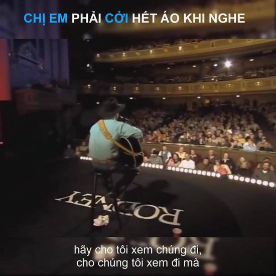 Chị em phải cởi hết áo khi nghe =)))