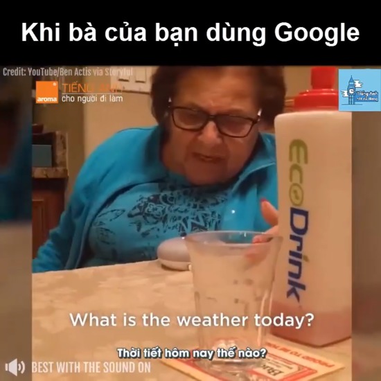 Khi bà của bạn lần đầu dùng Google