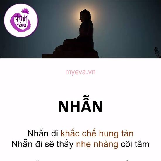 Chữ nhẫn sẽ khiến cho tâm hồn bạn nhẹ nhàng hơn rất nhiều