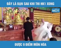 Đây là bạn khi thi đại học được 9 điểm hoá :))